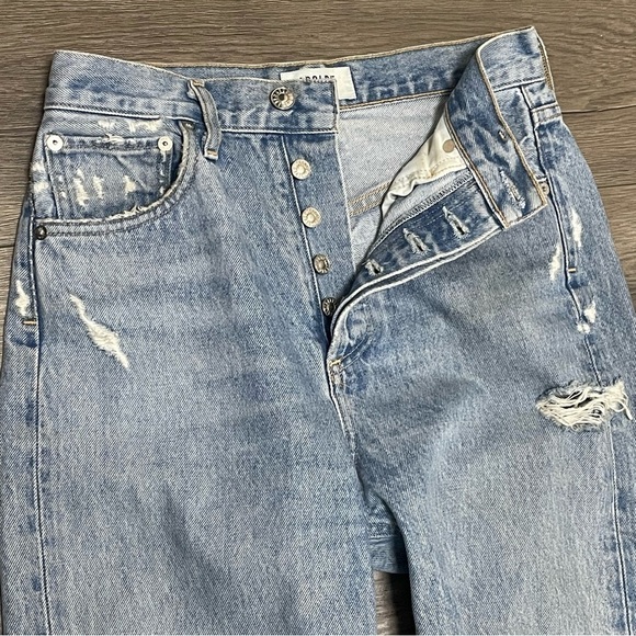Agolde 90s Jeans in Fall Out Distressed Mid Rise Loose Fit A069C-811 Sz 23 - Picture 11 of 13